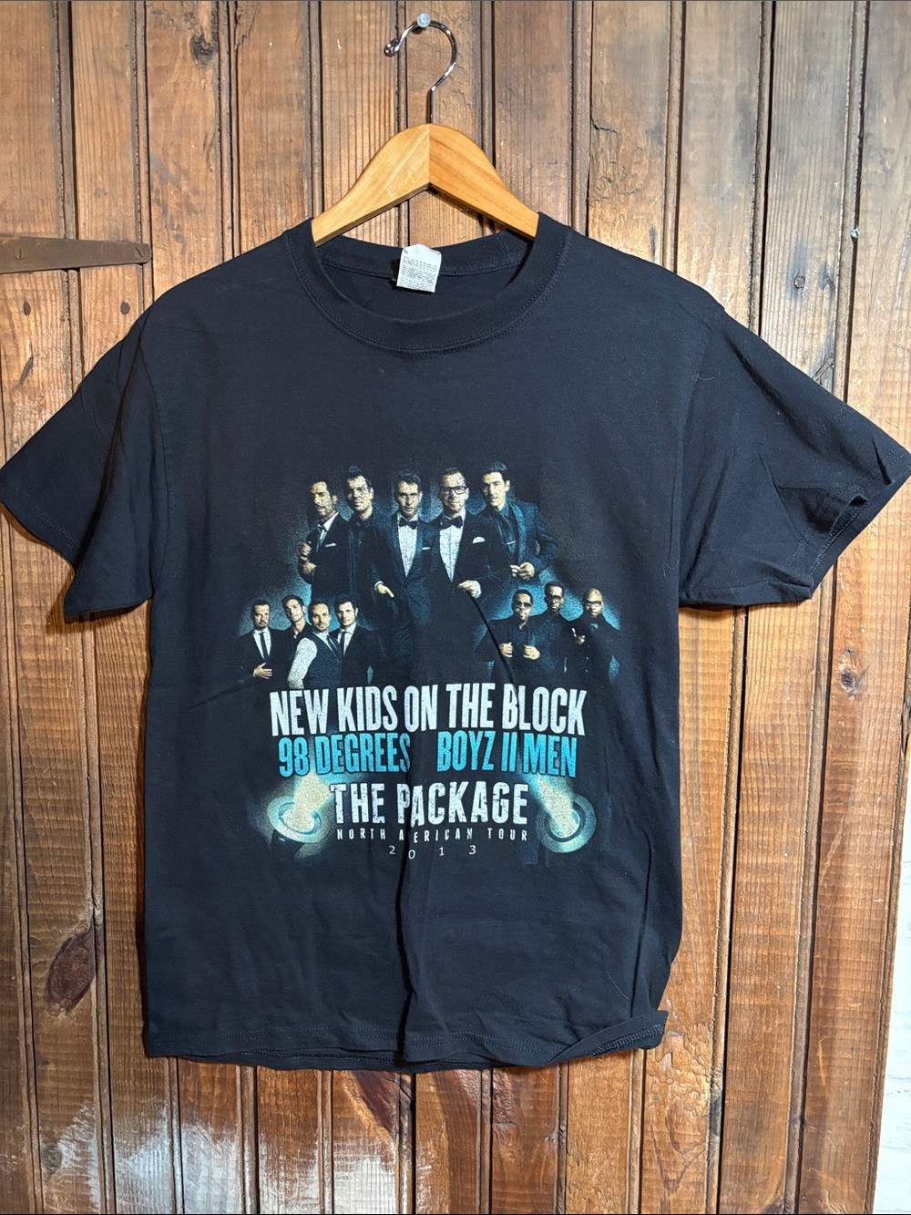Black Graphic Tour T-Shirt - New Kids On The Block